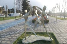 Baharın bir anı - Gəncədə (FOTO)