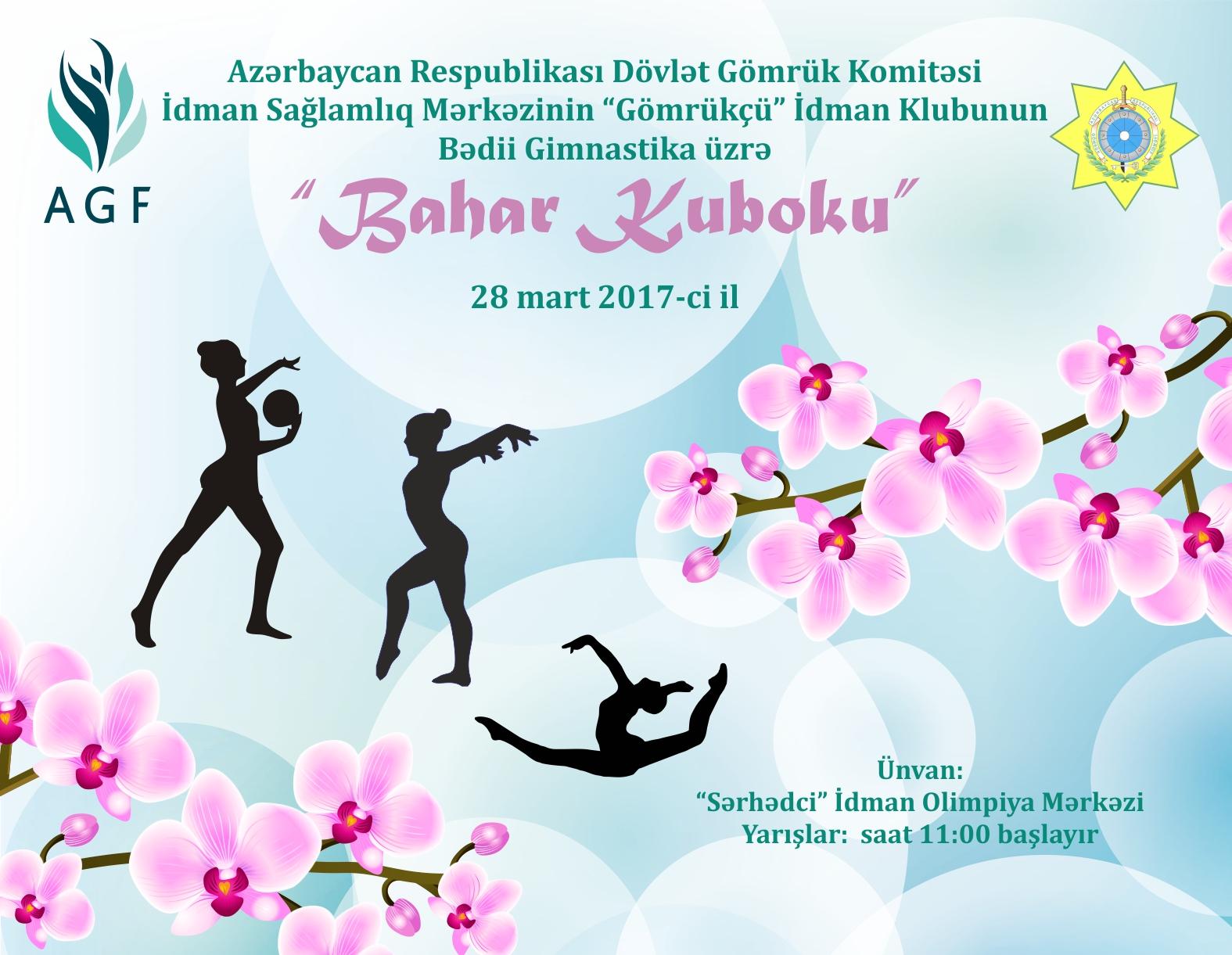 Bədii gimnastika üzrə "Bahar Kuboku" yarışı keçiriləcək