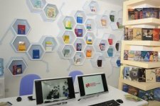 Azərbaycanda  yeni konsepsiyalı ilk kompleks - kitabxana açılıb (FOTO)