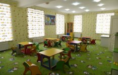 Heydər Əliyev Fondu tərəfindən Saatlıda inşa edilmiş körpələr evi-uşaq bağçasının açılışı olub (FOTO) (YENİLƏNİB)