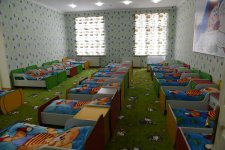 Heydər Əliyev Fondu tərəfindən Saatlıda inşa edilmiş körpələr evi-uşaq bağçasının açılışı olub (FOTO) (YENİLƏNİB)