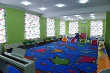 Heydər Əliyev Fondu tərəfindən Saatlıda inşa edilmiş körpələr evi-uşaq bağçasının açılışı olub (FOTO) (YENİLƏNİB)