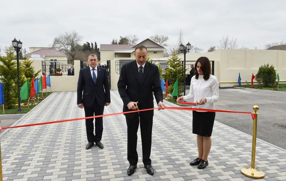 Heydər Əliyev Fondu tərəfindən Saatlıda inşa edilmiş körpələr evi-uşaq bağçasının açılışı olub (FOTO) (YENİLƏNİB)