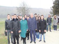 Gənclər Quba Soyqırımı Memorial Kompleksini ziyarət ediblər (FOTO)