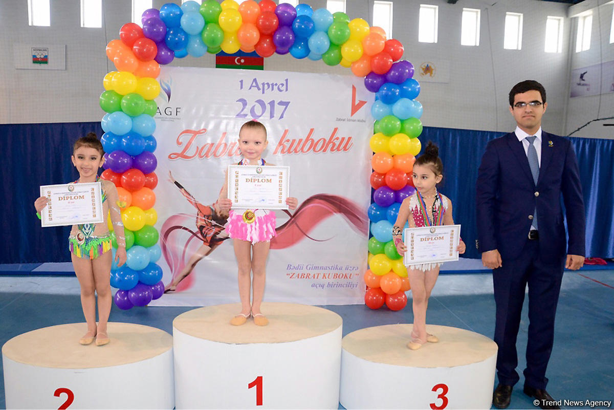 Bədii gimnastika üzrə "Zabrat Kuboku" açıq birinciliyi keçirilib (FOTO)