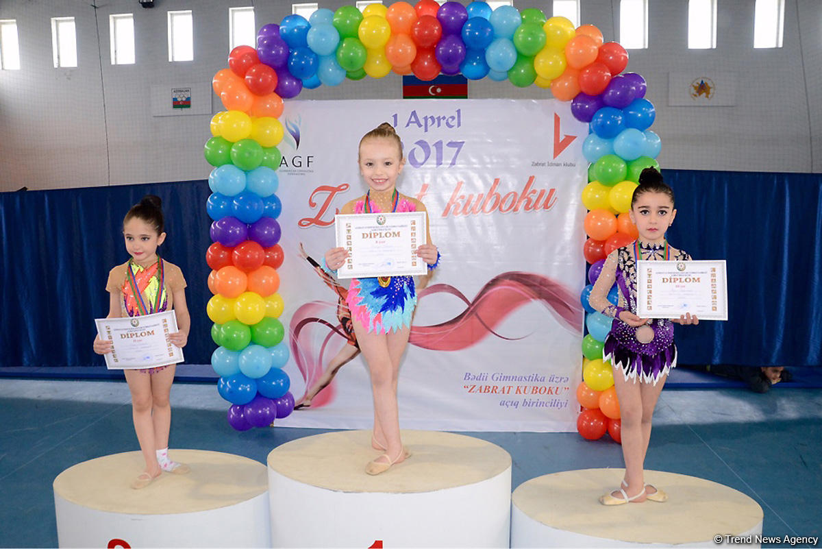 Bədii gimnastika üzrə "Zabrat Kuboku" açıq birinciliyi keçirilib (FOTO)