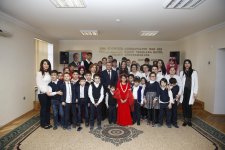 Leyla Əliyeva sağlamlıq imkanları məhdud uşaqlar üçün xüsusi internat məktəblərində olub (FOTO)