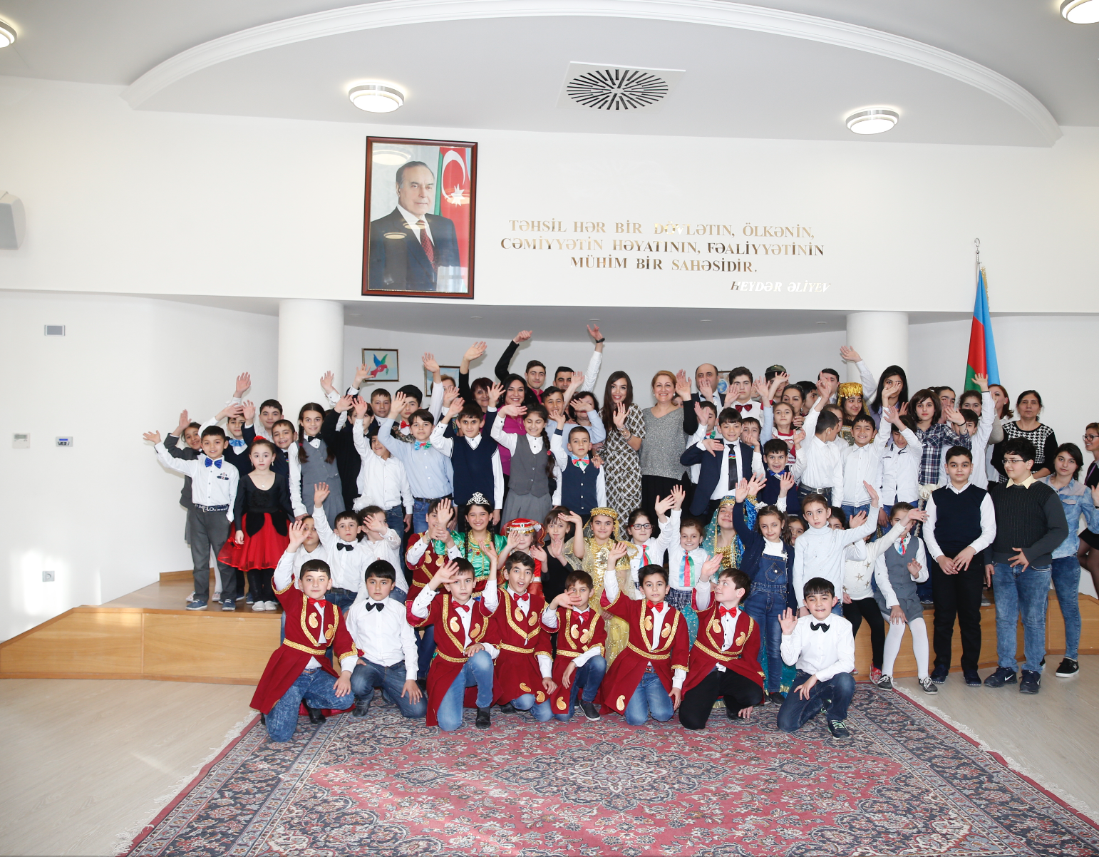 Leyla Əliyeva sağlamlıq imkanları məhdud uşaqlar üçün xüsusi internat məktəblərində olub (FOTO)