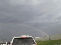 Səhər saatlarında Bakıda təbiət möcüzəsi (FOTO)