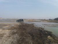 Zabrat-Kürdəxanı yolunu su basıb (FOTO)