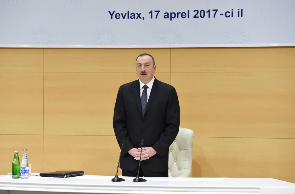 Prezident: Biz yeni bazarlara çıxışa nail olmalıyıq, ənənəvi bazarlarda mövqelərimizi möhkəmləndirməliyik