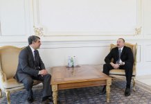 İlham Əliyev Bolqarıstanın sabiq Prezidentini qəbul edib (YENİLƏNİB) (FOTO)