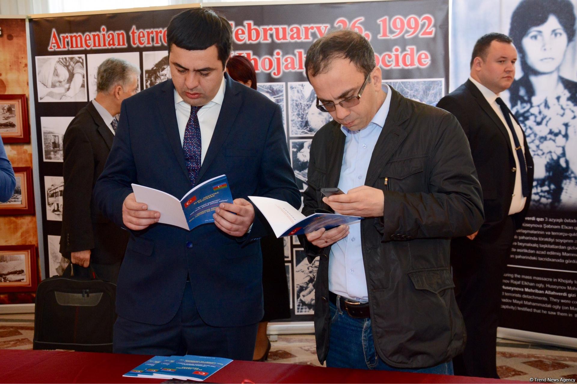Bakıda "Erməni soyqırımı" real tarix, yaxud tarixin yalanı" konfransı keçirilib (FOTO)