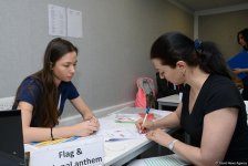 Nümayəndə heyətləri bədii gimnastika üzrə Dünya Kuboku üçün akkreditasiyadan keçir (FOTO)