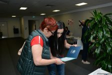 Nümayəndə heyətləri bədii gimnastika üzrə Dünya Kuboku üçün akkreditasiyadan keçir (FOTO)