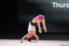 Bakıda bədii gimnastika üzrə Dünya Kuboku iştirakçılarının podium məşqləri başlayıb (FOTO)