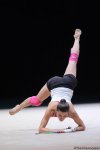 Bakıda bədii gimnastika üzrə Dünya Kuboku iştirakçılarının podium məşqləri başlayıb (FOTO)