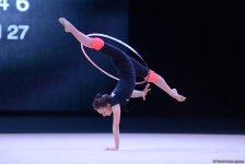 Bakıda bədii gimnastika üzrə Dünya Kuboku iştirakçılarının podium məşqləri başlayıb (FOTO)