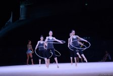 Bakıda bədii gimnastika üzrə Dünya Kuboku iştirakçılarının podium məşqləri başlayıb (FOTO)