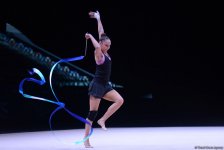 Bakıda bədii gimnastika üzrə Dünya Kuboku iştirakçılarının podium məşqləri başlayıb (FOTO)