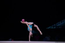 Bakıda bədii gimnastika üzrə Dünya Kuboku iştirakçılarının podium məşqləri başlayıb (FOTO)