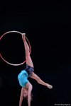 Bakıda bədii gimnastika üzrə Dünya Kuboku iştirakçılarının podium məşqləri başlayıb (FOTO)