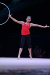 Bakıda bədii gimnastika üzrə Dünya Kuboku iştirakçılarının podium məşqləri başlayıb (FOTO)