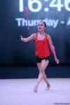 Bakıda bədii gimnastika üzrə Dünya Kuboku iştirakçılarının podium məşqləri başlayıb (FOTO)