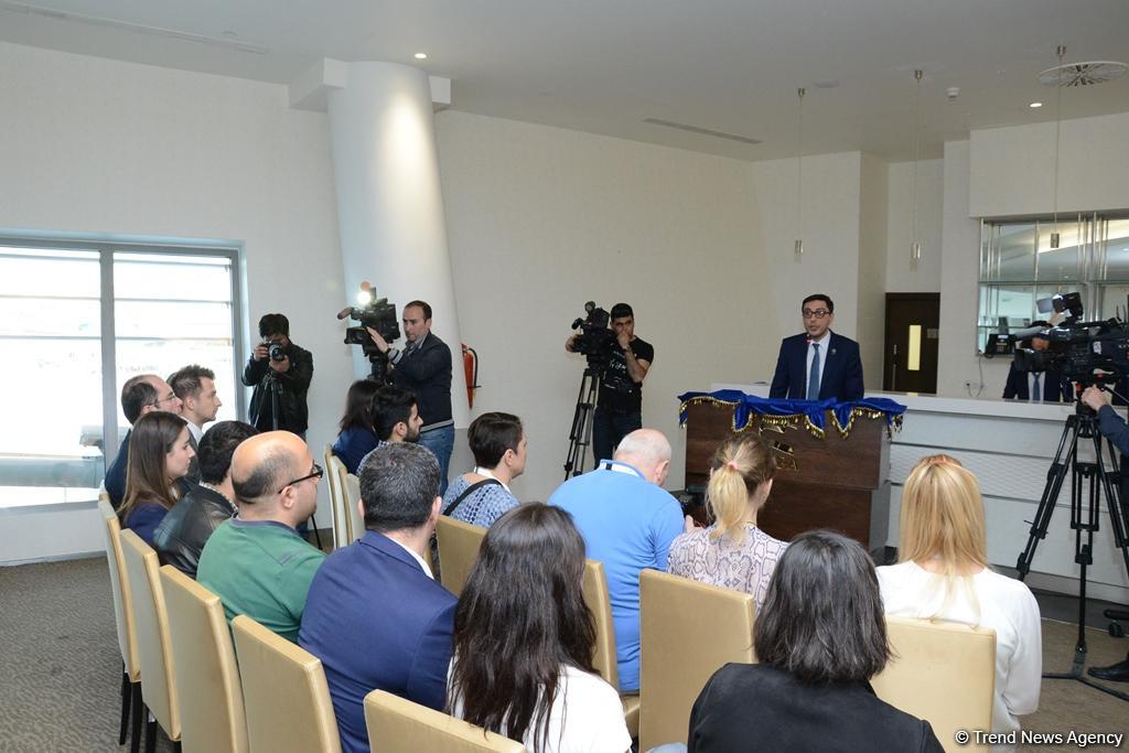 IV İslam Həmrəyliyi Oyunlarının gimnastika növlərinin püşkatma mərasimi keçirilib (FOTO)