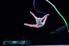 Bədii gimnastika üzrə Dünya Kuboku yarışlarında ən yaxşı məqamlar - ikinci gün (FOTO)