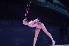 Bədii gimnastika üzrə Dünya Kuboku yarışlarında ən yaxşı məqamlar - ikinci gün (FOTO)