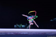 Bədii gimnastika üzrə Dünya Kuboku yarışlarında ən yaxşı məqamlar - ikinci gün (FOTO)