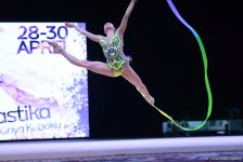 Bədii gimnastika üzrə Dünya Kuboku yarışlarında ən yaxşı məqamlar - ikinci gün (FOTO)