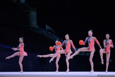 Bədii gimnastika üzrə Dünya Kuboku yarışlarında ən yaxşı məqamlar - ikinci gün (FOTO)
