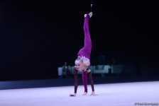 Bədii gimnastika üzrə Dünya Kuboku yarışlarında ən yaxşı məqamlar - ikinci gün (FOTO)