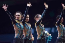Bədii gimnastika üzrə Dünya Kuboku yarışlarında (FOTO)