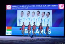 Bədii gimnastika üzrə Dünya Kuboku yarışlarında (FOTO)