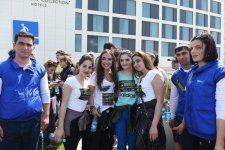 Heydər Əliyev Fondunun vitse-prezidenti Leyla Əliyeva “Bakı Marafonu-2017”də iştirak edib (YENİLƏNİB) (FOTO)
