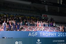 Bakıda bədii gimnastika üzrə Dünya Kubokunun fərdi çıxışlar üzrə qalibləri mükafatlandırılıb (FOTO)