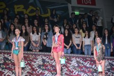 Bakıda bədii gimnastika üzrə Dünya Kubokunun fərdi çıxışlar üzrə qalibləri mükafatlandırılıb (FOTO)
