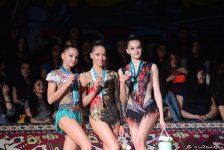 Bakıda bədii gimnastika üzrə Dünya Kubokunun fərdi çıxışlar üzrə qalibləri mükafatlandırılıb (FOTO)