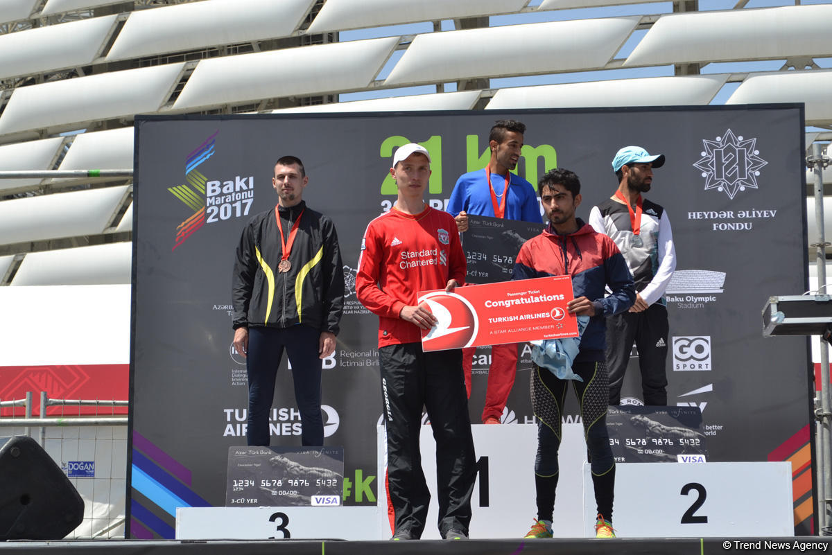Bakı Marafonu 2017-nin qalibləri (FOTO)