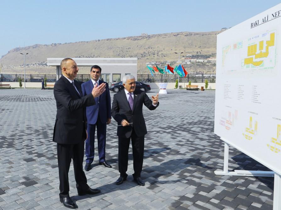 Prezident İlham Əliyev Bakı Ali Neft Məktəbinin kampusunun açılışında iştirak edib (FOTO) (YENİLƏNİB-2)