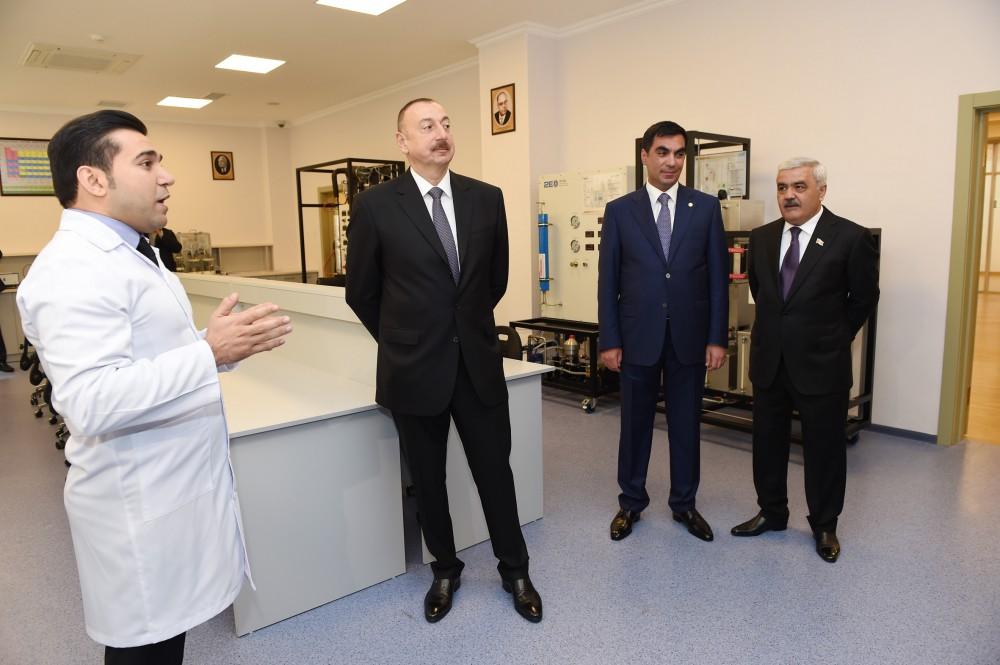 Prezident İlham Əliyev Bakı Ali Neft Məktəbinin kampusunun açılışında iştirak edib (FOTO) (YENİLƏNİB-2)