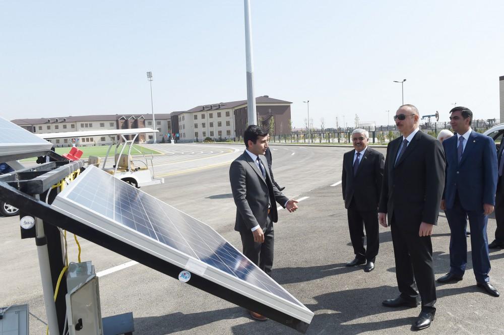 Prezident İlham Əliyev Bakı Ali Neft Məktəbinin kampusunun açılışında iştirak edib (FOTO) (YENİLƏNİB-2)