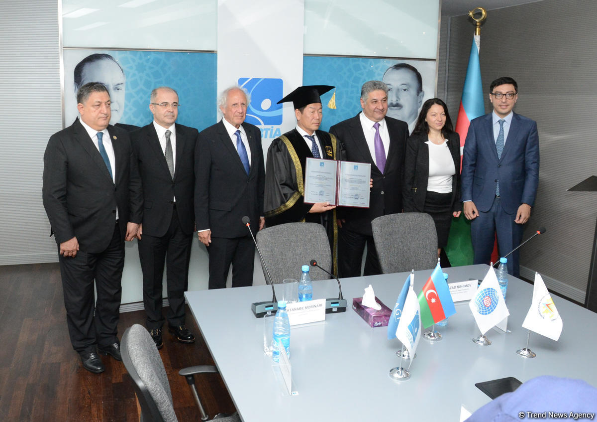 FIG prezidenti Azərbaycan Dövlət Bədən Tərbiyəsi və İdman Akademiyasının “Fəxri doktor”u olub (FOTO)