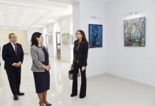 Mehriban Əliyeva Dövlət Mədəniyyət və İncəsənət Universitetinin əsas tədris korpusunun əsaslı təmirdən sonra açılışında iştirak edib (FOTO) (YENİLƏNİB)