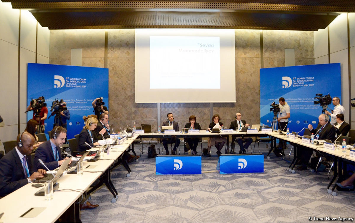Bakıda 4-cü Ümumdünya Mədəniyyətlərarası Dialoq Forumu keçirilir (FOTO)