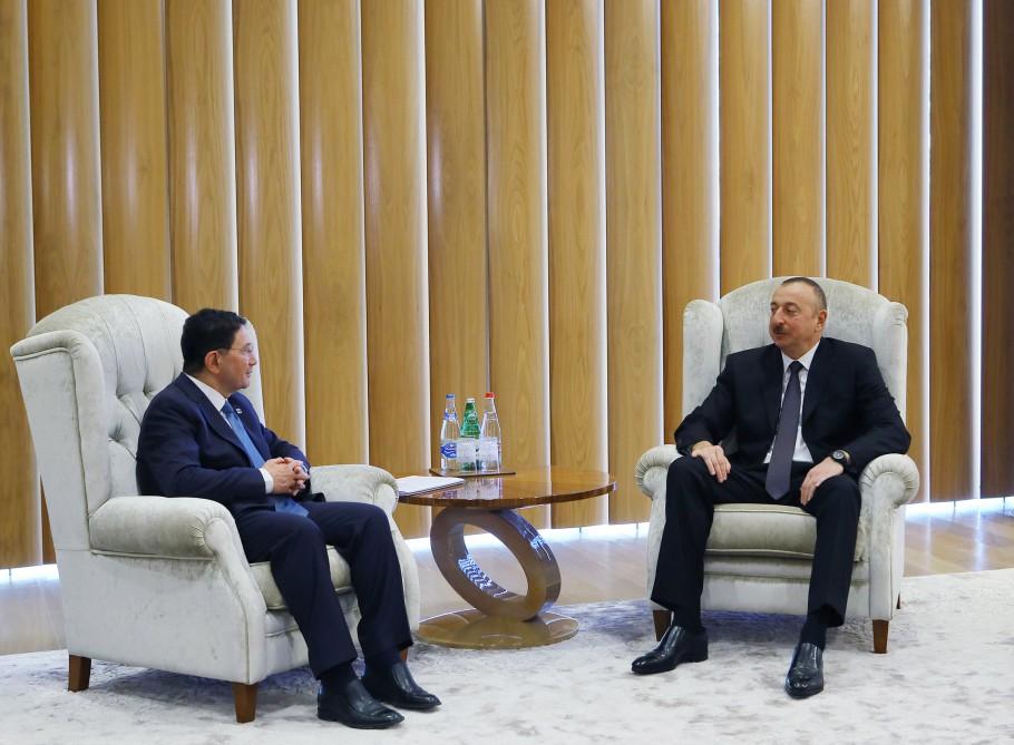 Prezident İlham Əliyev Dünya Turizm Təşkilatının baş katibi ilə görüşüb (FOTO)