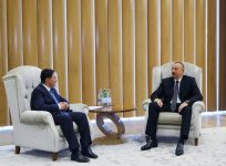 Prezident İlham Əliyev Dünya Turizm Təşkilatının baş katibi ilə görüşüb (FOTO)